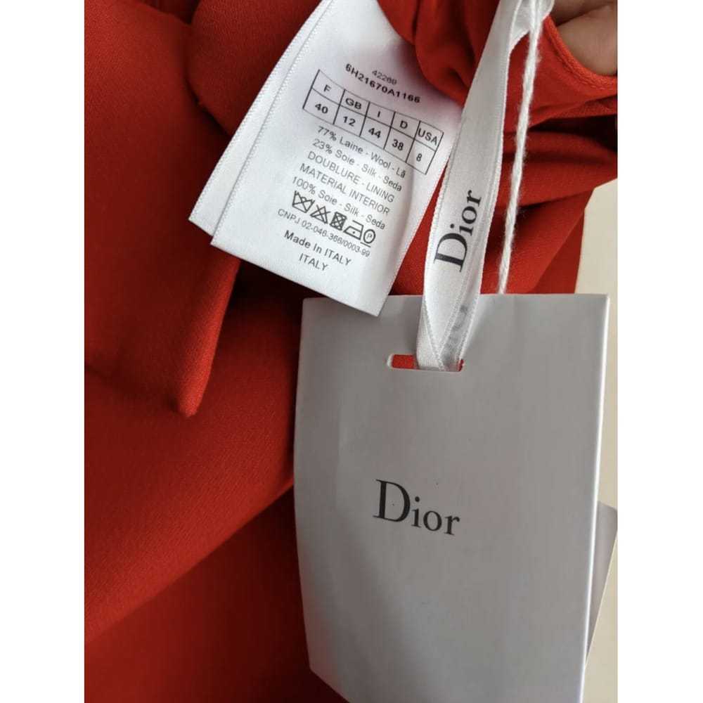 Dior Wool mid-length dress - image 8