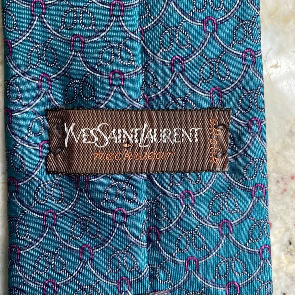 Yves Saint Laurent YSL Yves St Laurent $220 Blu E… - image 3