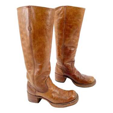 Frye Leather western boots
