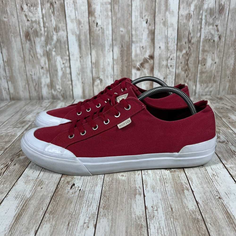 Huf Huf Low canvas red mens 10.5 - image 2
