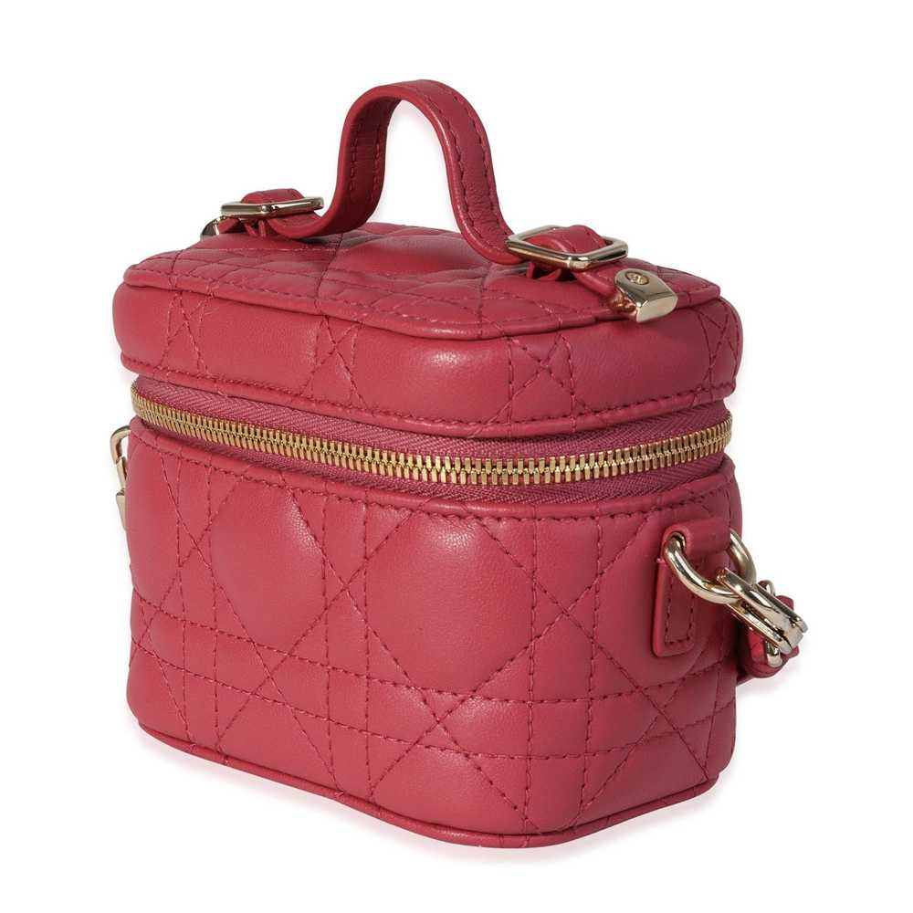 Dior Dior Mauve Cannage Quilted Lambskin Lady Dio… - image 2