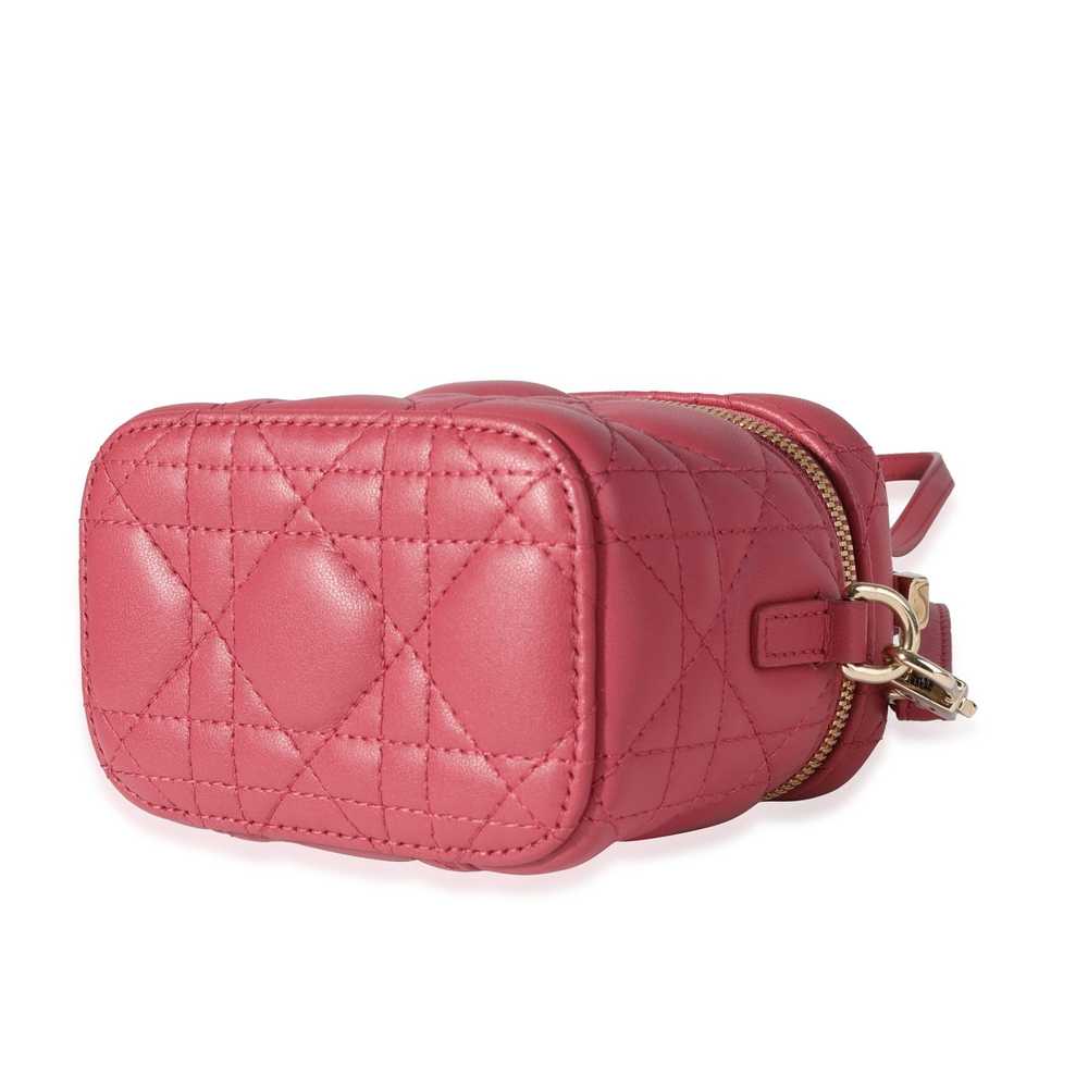 Dior Dior Mauve Cannage Quilted Lambskin Lady Dio… - image 3