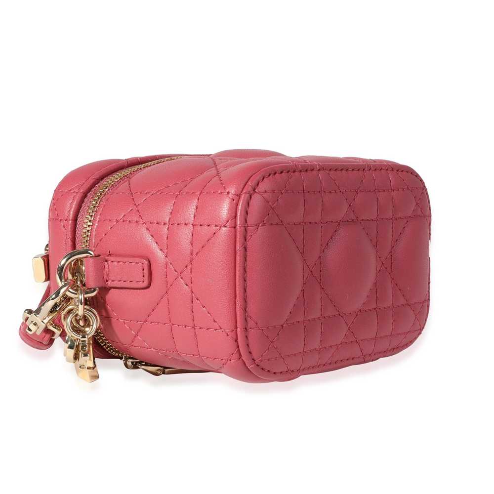 Dior Dior Mauve Cannage Quilted Lambskin Lady Dio… - image 7