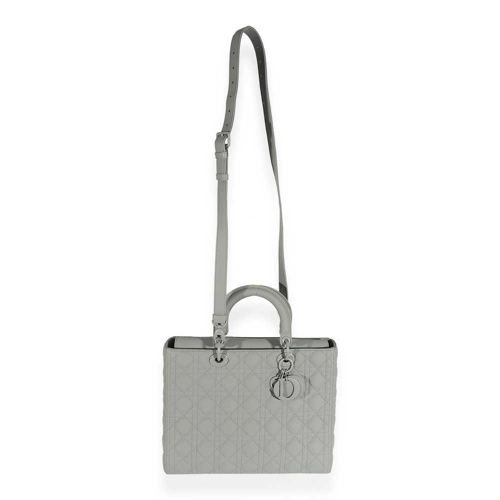 Dior Dior Grey Stone Ultramatte Cannage Calfskin … - image 7