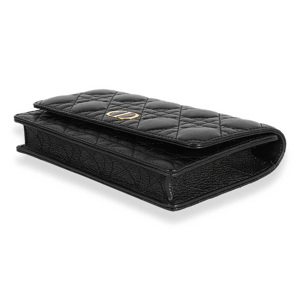 Dior Dior Black Quilted Cannage Leather Caro Belt… - image 3
