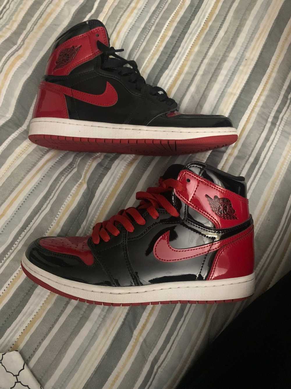 Jordan Brand × Nike Air jordan 1 patent breds - image 2