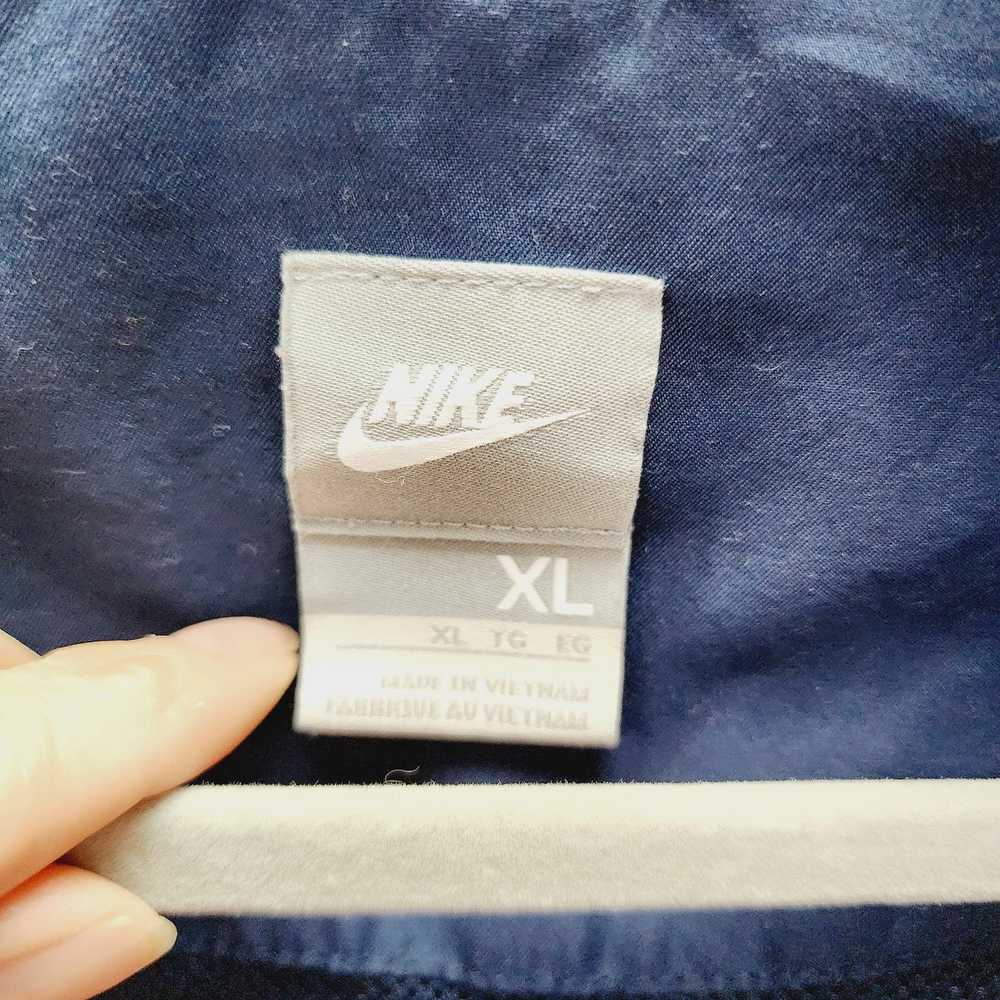 Nike Nike Navy Blue & White Men's XL Full Zip Win… - image 10