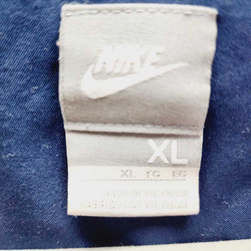 Nike Nike Navy Blue & White Men's XL Full Zip Win… - image 8