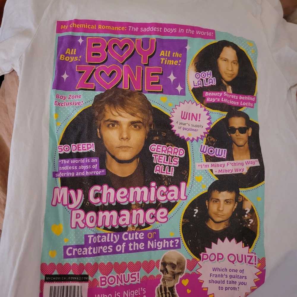 My Chemical Romance Boy Zone Magazine Band Tour S… - image 1