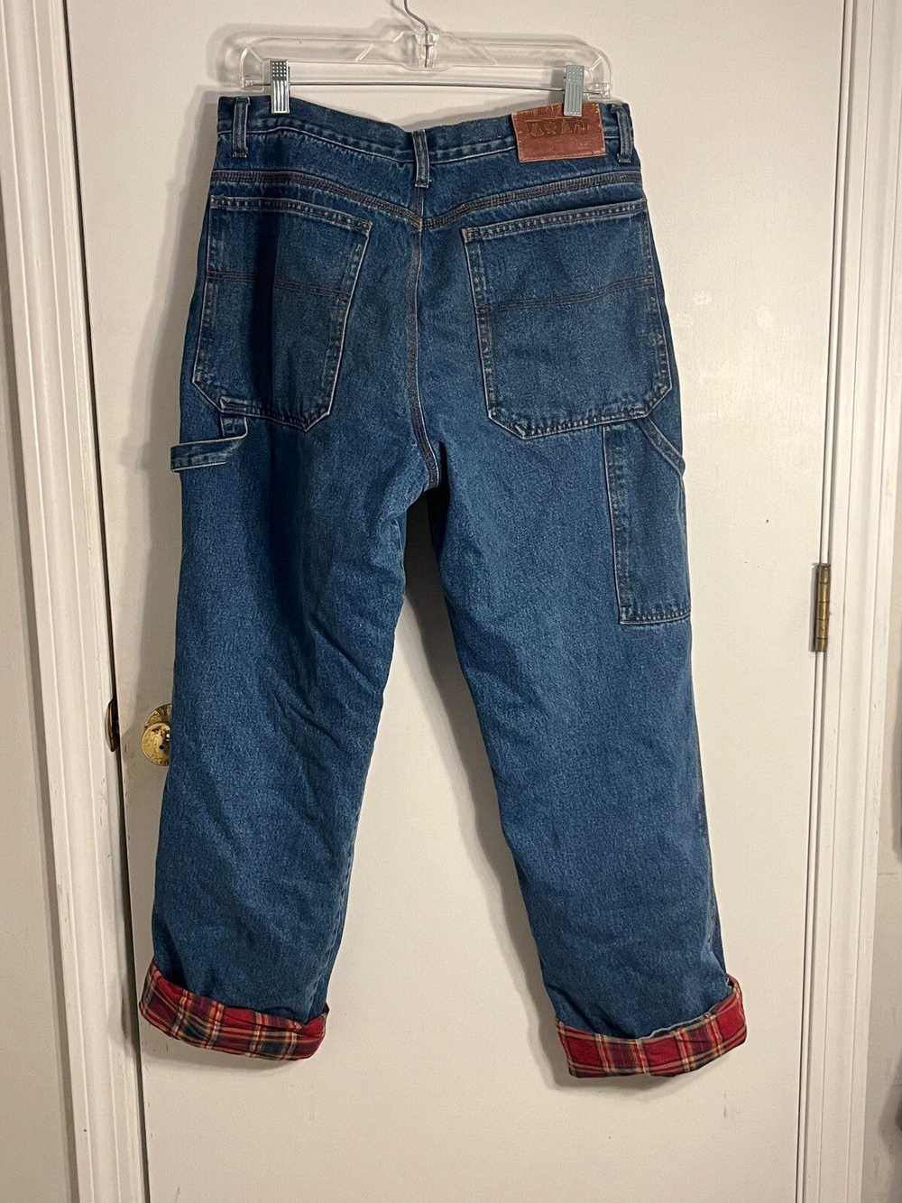 Vintage Moose Creek Red Flannel Jeans - image 2