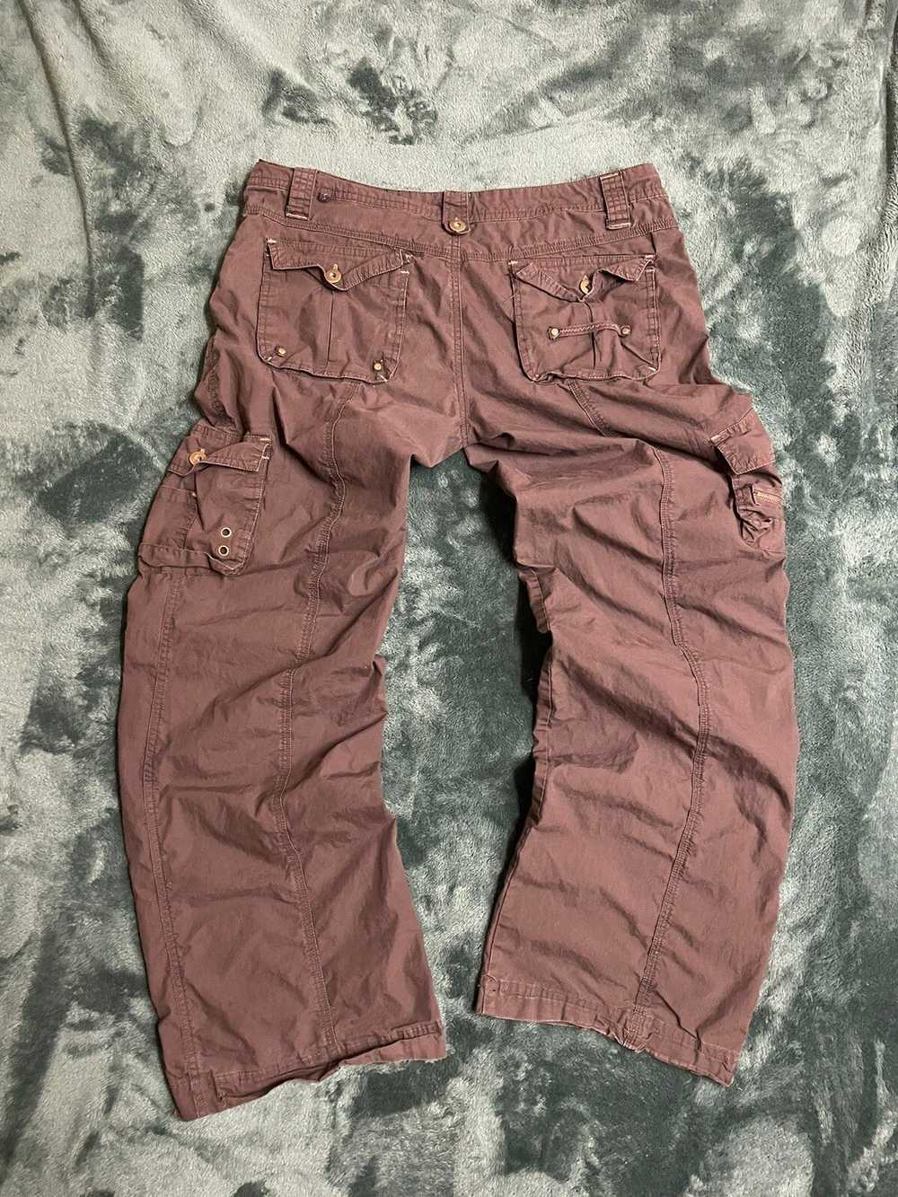 Japanese Brand × Vintage Vintage Y2K Baggy Brown … - image 9