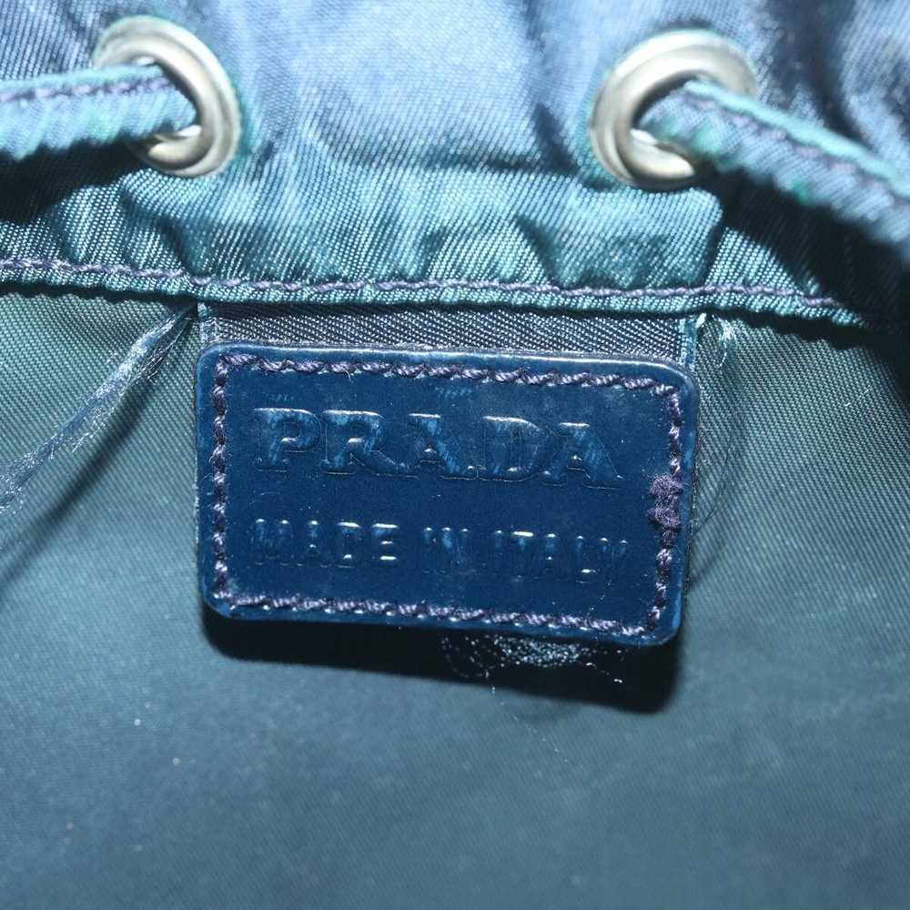 Prada PRADA Purse Pouch Nylon Navy Auth bs11696 - image 10