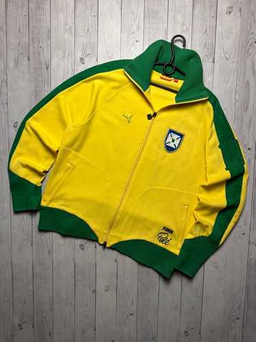 Puma × Soccer Jersey × Vintage Vintage Brazil 10 … - image 1