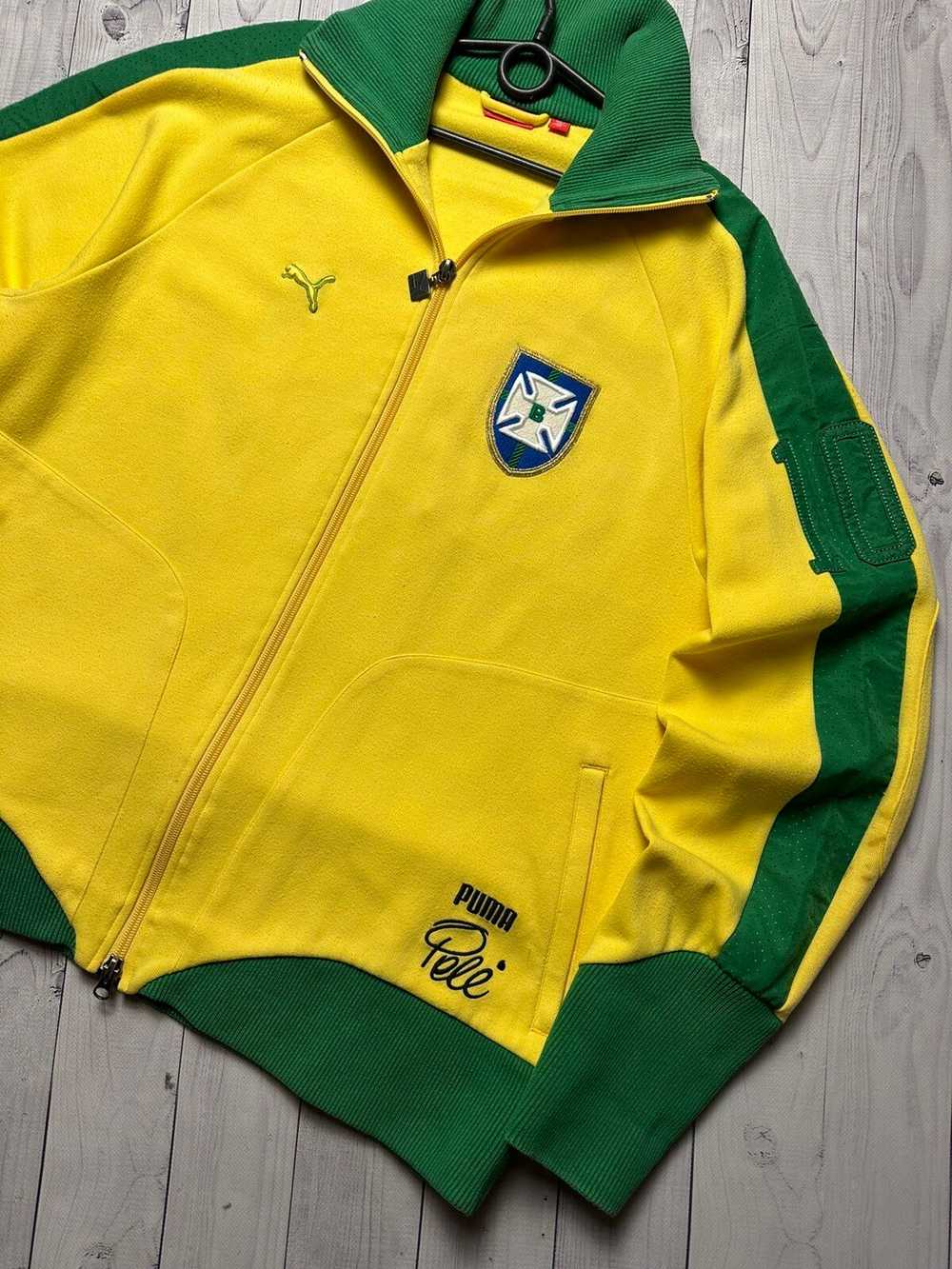 Puma × Soccer Jersey × Vintage Vintage Brazil 10 … - image 2