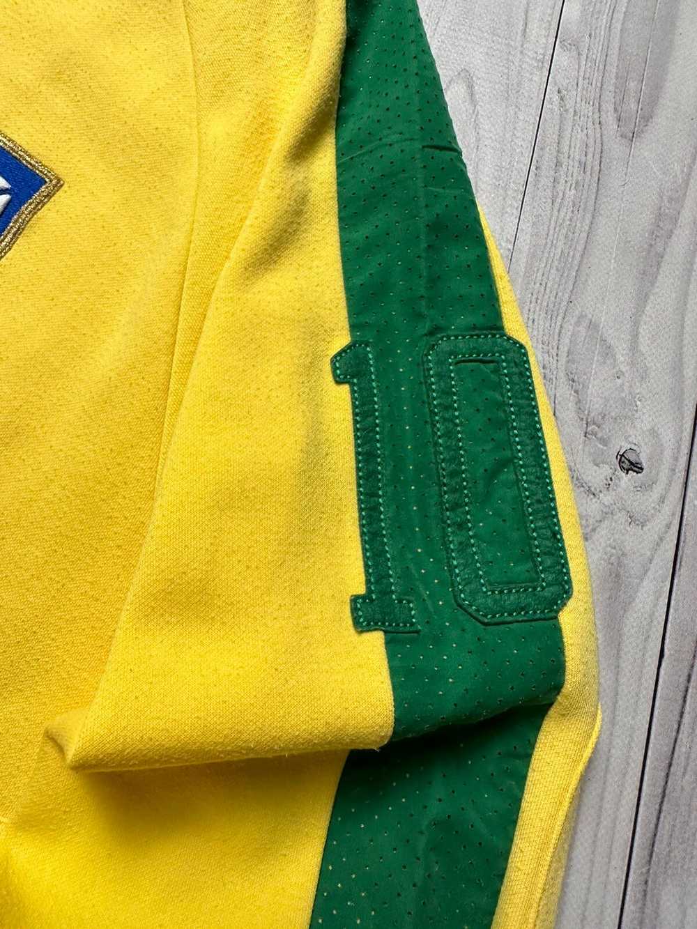 Puma × Soccer Jersey × Vintage Vintage Brazil 10 … - image 3
