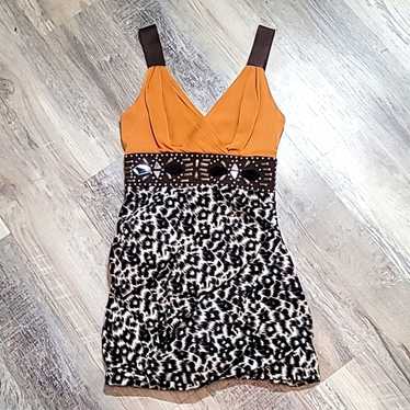 Bebe Leopard Print BEBE Dress