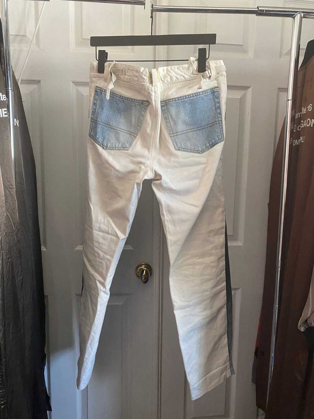 Helmut Lang Helmut Lang jeans 1999 sample patchwo… - image 2