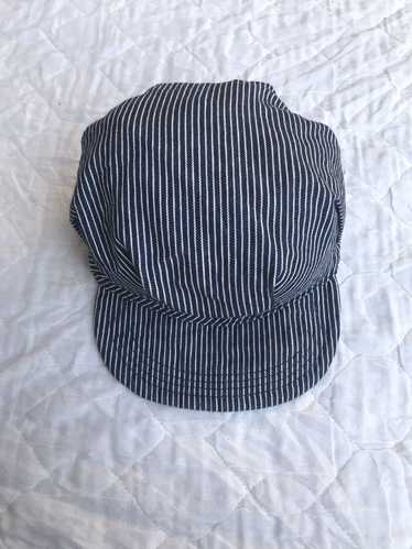 Vintage Hikory railroad worker cap reproduction