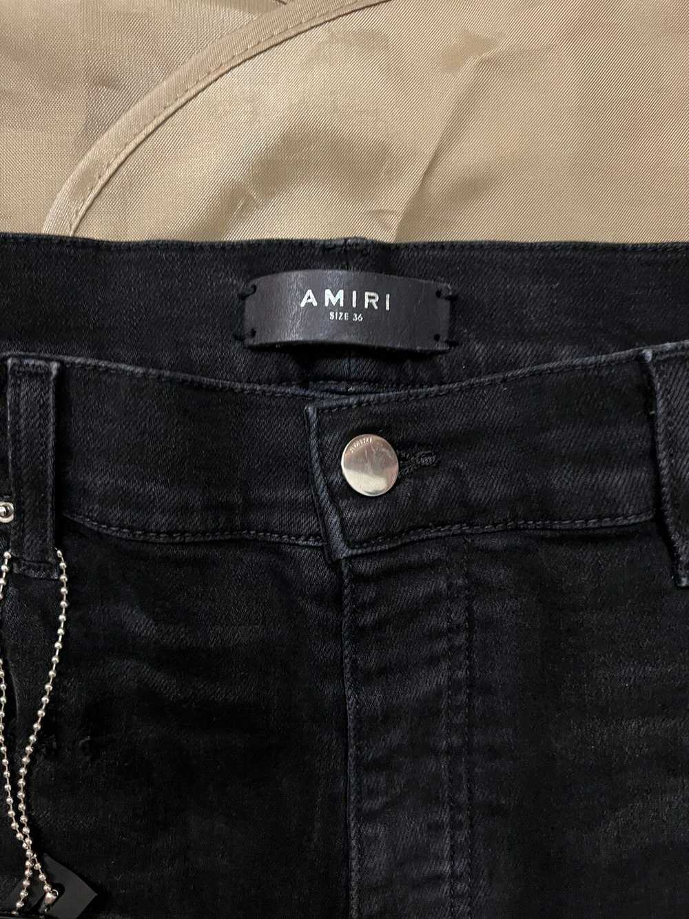 Amiri Amiri MX2 High Rise Skinny Jeans 'Black' si… - image 4