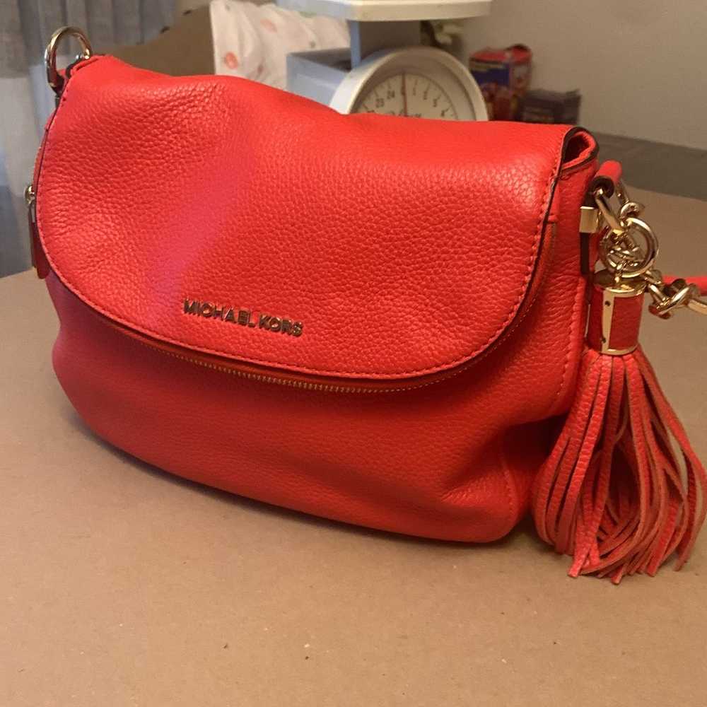 Michael Kors bedford red leather - image 2