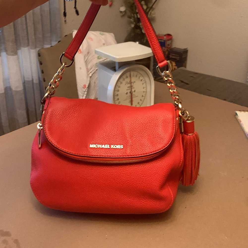 Michael Kors bedford red leather - image 3