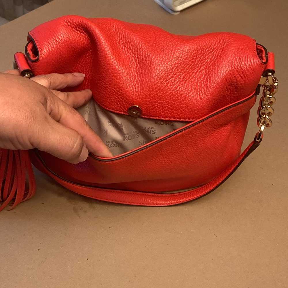 Michael Kors bedford red leather - image 4