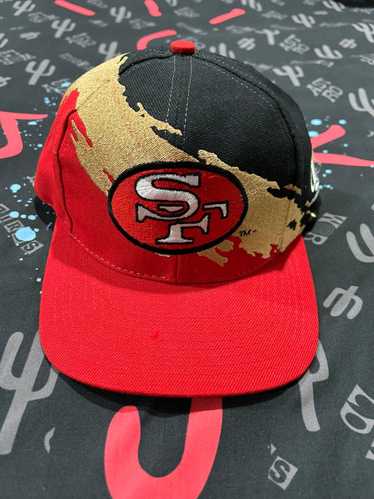 Vintage Rare San Francisco 49ers top Laser SnapBack Hat Louisville MFG co dad farmer