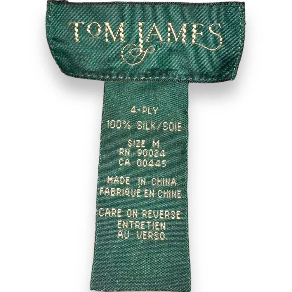 Tom James Tan Tom James 100% 4-Ply Silk L/S Knit … - image 2