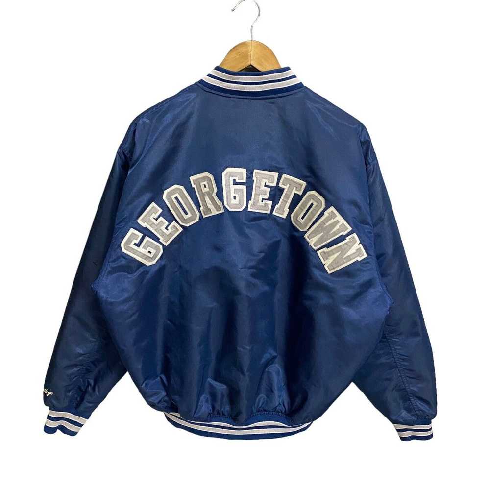American College × Varsity Jacket Vintage Georget… - image 1