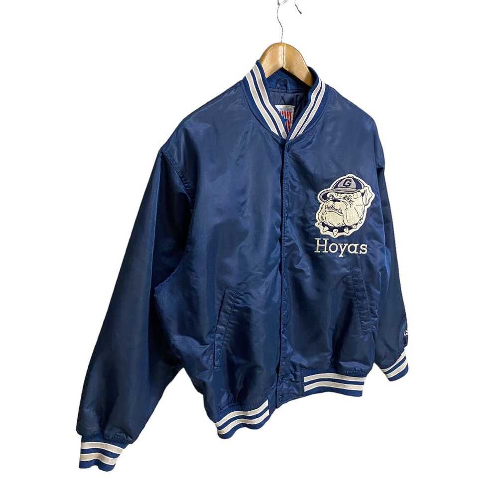 American College × Varsity Jacket Vintage Georget… - image 3