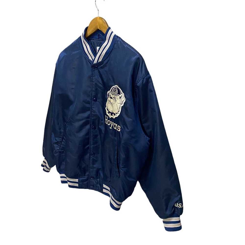 American College × Varsity Jacket Vintage Georget… - image 4