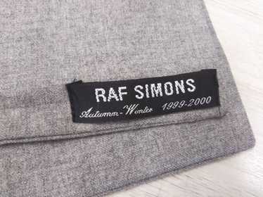 Raf Simons AW 1999 Grey Wool Scarf - image 1