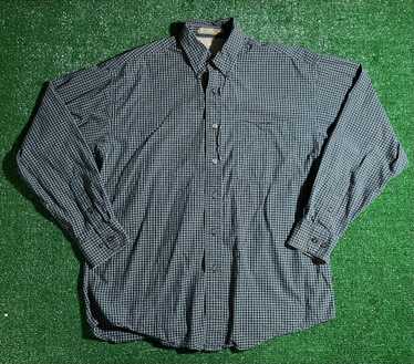 Haggar Green Pocket Button Up Shirt - image 1