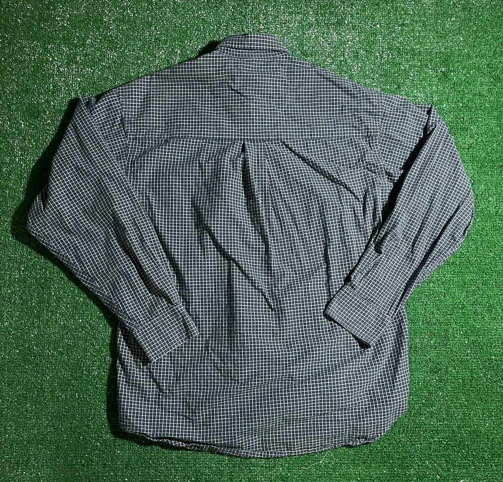 Haggar Green Pocket Button Up Shirt - image 3