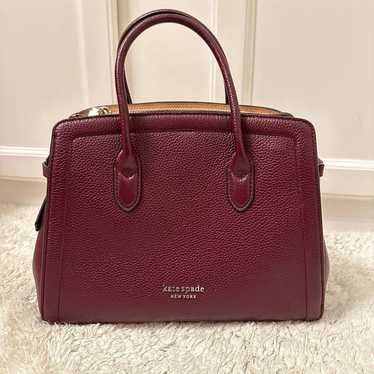 Kate Spade Knott Medium Satchel in Grenache - image 1