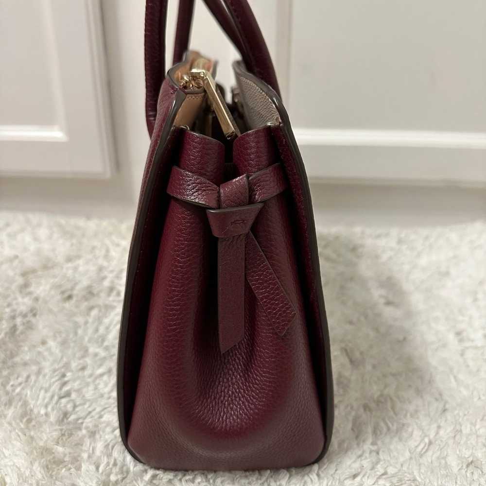 Kate Spade Knott Medium Satchel in Grenache - image 3