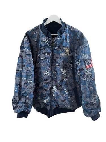 Designer 2011 Navy USA Reversible Jacket Men’s Me… - image 1