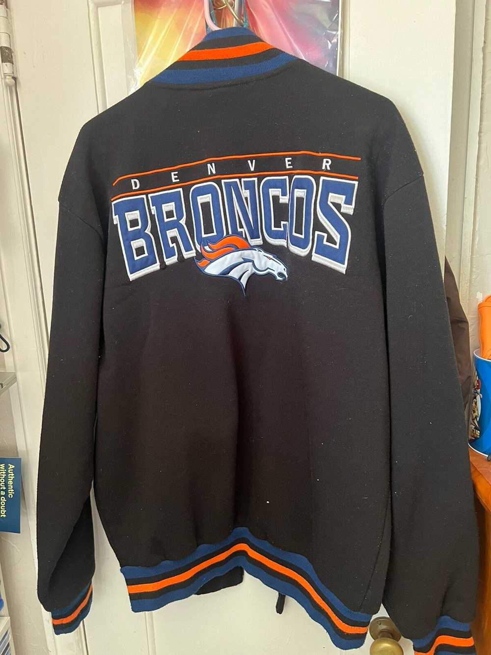 NFL Denver Broncos back vintage bomber/varsity Ja… - image 3