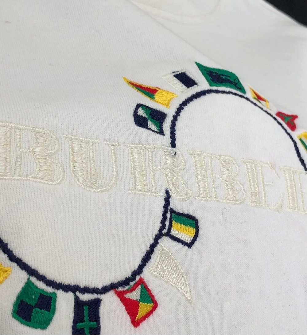 Burberry × Vintage VTG 90s Burberrys Embroidery S… - image 10