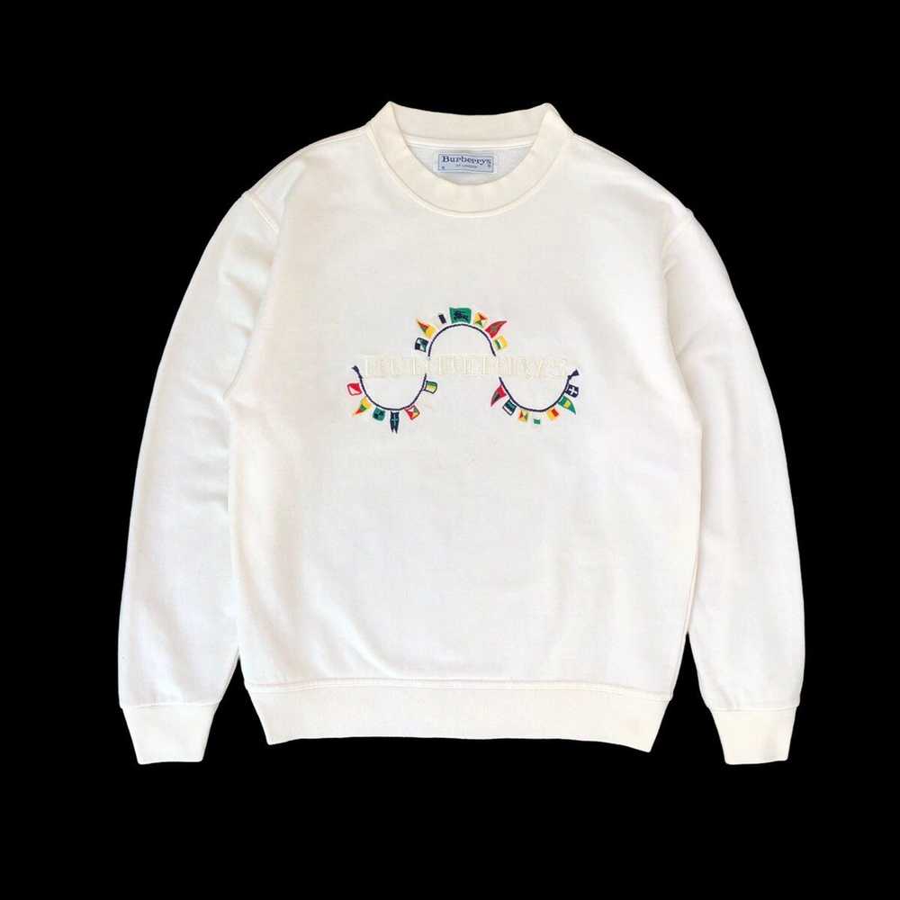 Burberry × Vintage VTG 90s Burberrys Embroidery S… - image 5