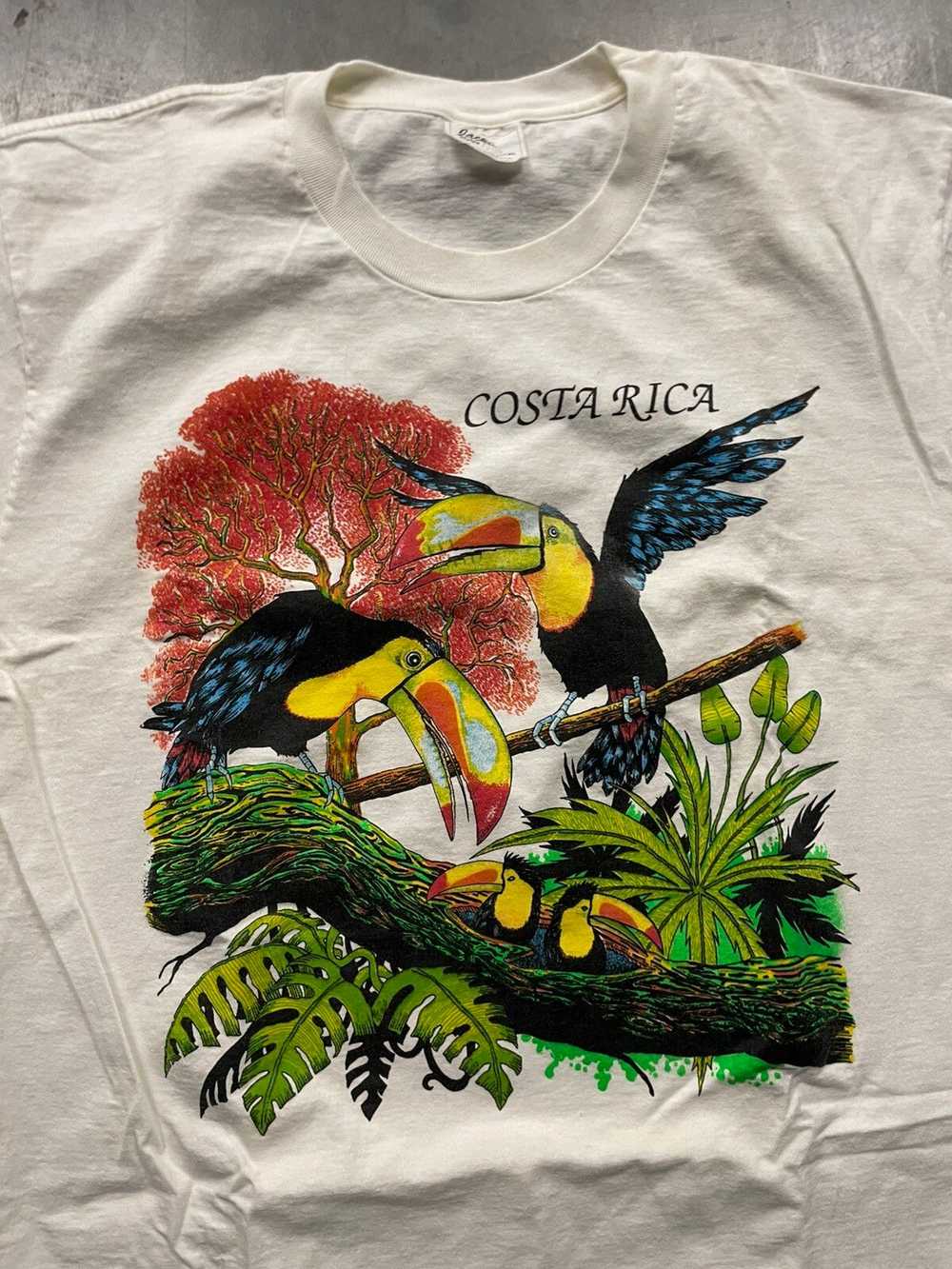 Vintage Vintage Costa Rica Toucan Bird Animal T S… - image 2