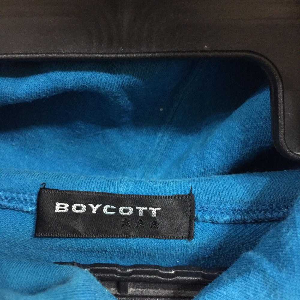 Boycott × Japanese Brand BOYCOTT hoodie spellout … - image 4