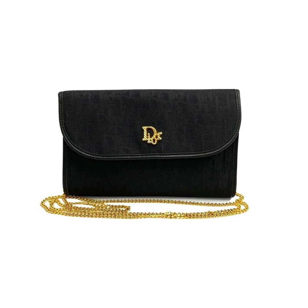 Dior Dior Trotter Logo Hardware Chain Mini Black - image 1