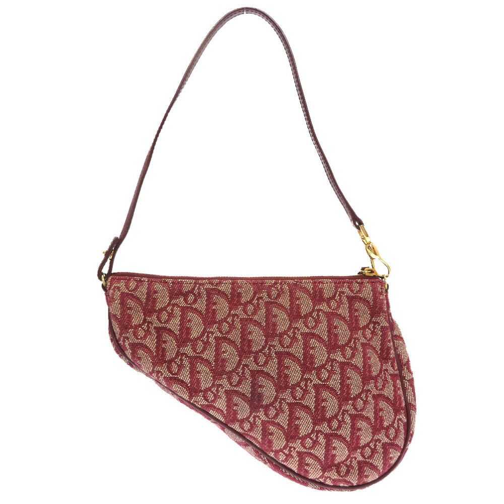 Dior Dior Trotter Canvas Handbag Bag Red - image 2