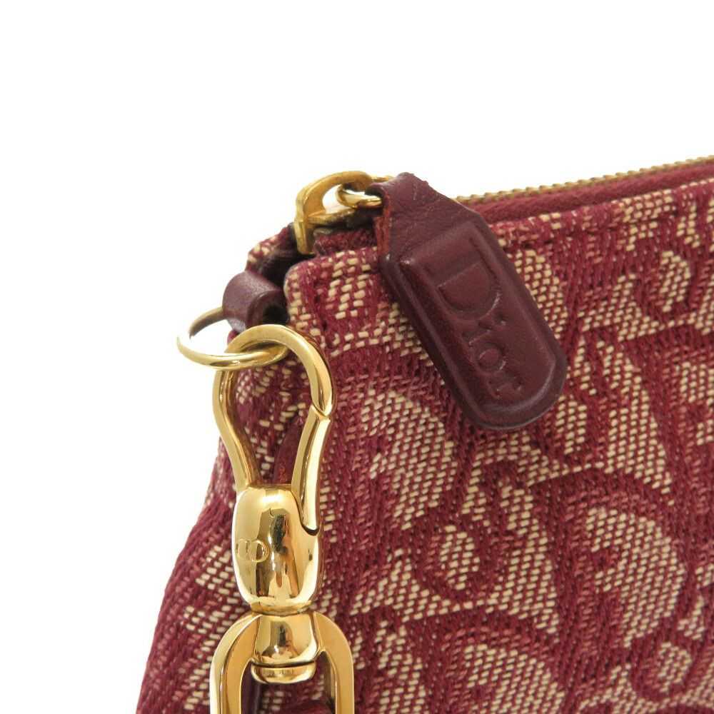 Dior Dior Trotter Canvas Handbag Bag Red - image 4