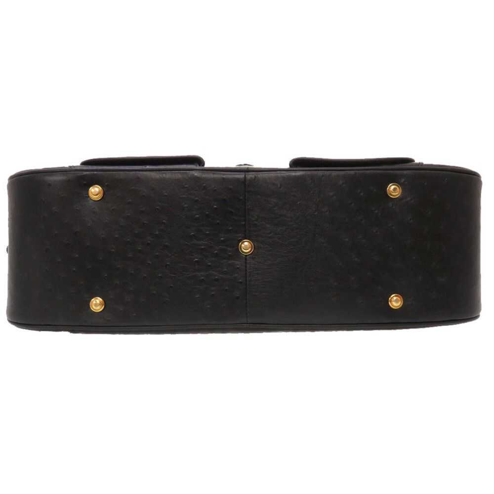 Dior Dior Double Saddle Ostrich Black - image 3