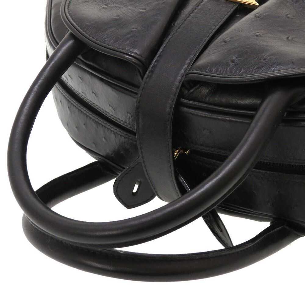 Dior Dior Double Saddle Ostrich Black - image 6