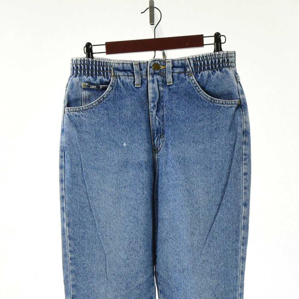 Lee 80s Vintage Stone Wash High Waist Lee Jeans W… - image 2