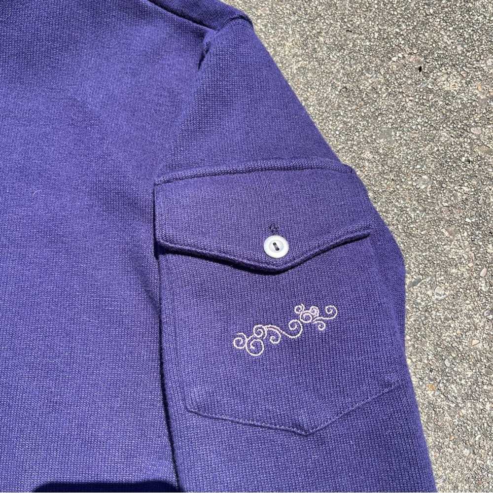 Disney Purple Mickey Mouse Disney Sweater Pocket … - image 3