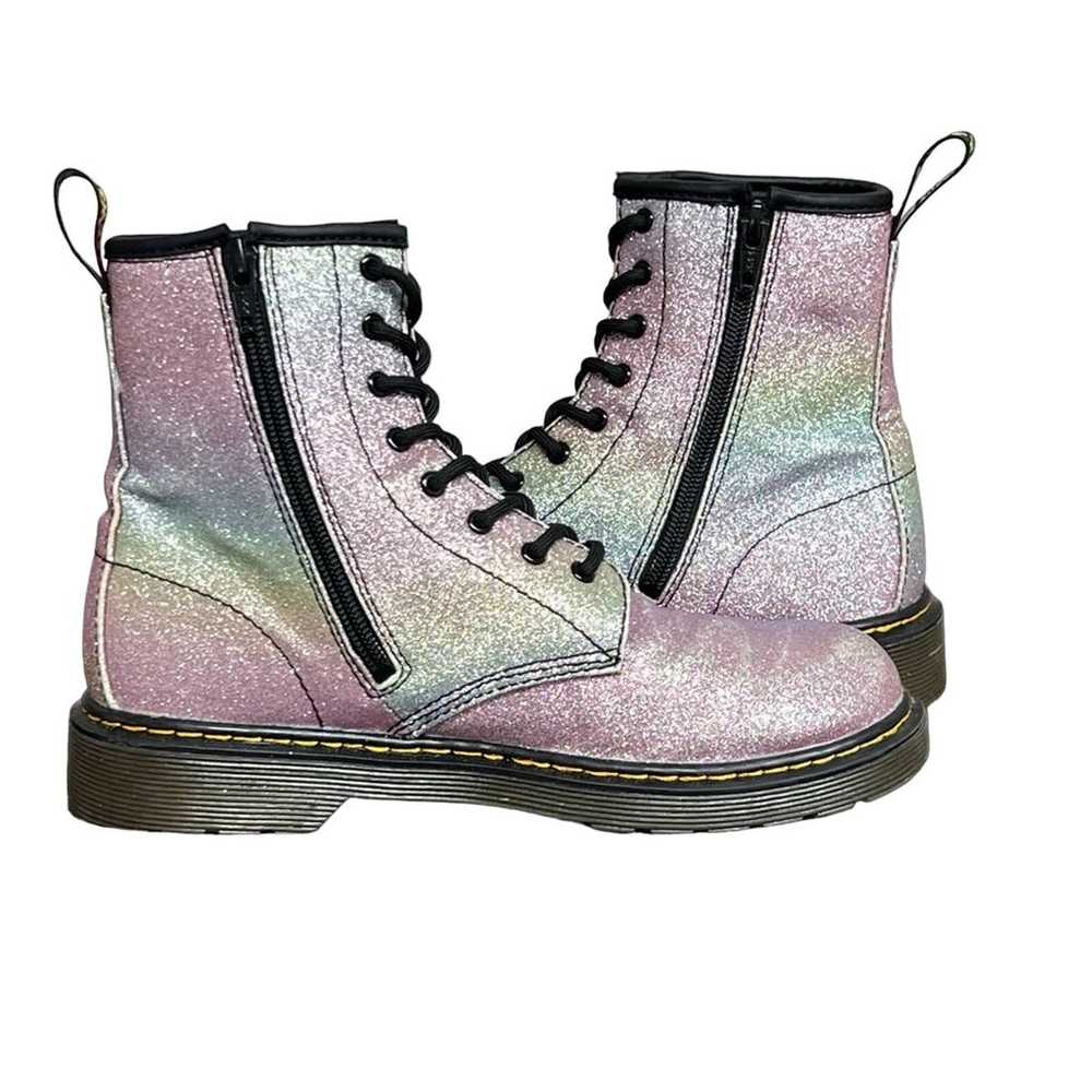 Dr. Martens Glitter Lace Up Boot 1460 Rainbow Gli… - image 2
